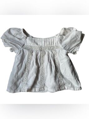 🎇🎆3for$9 Abercrombie Kids Girls White Smocked Skirt